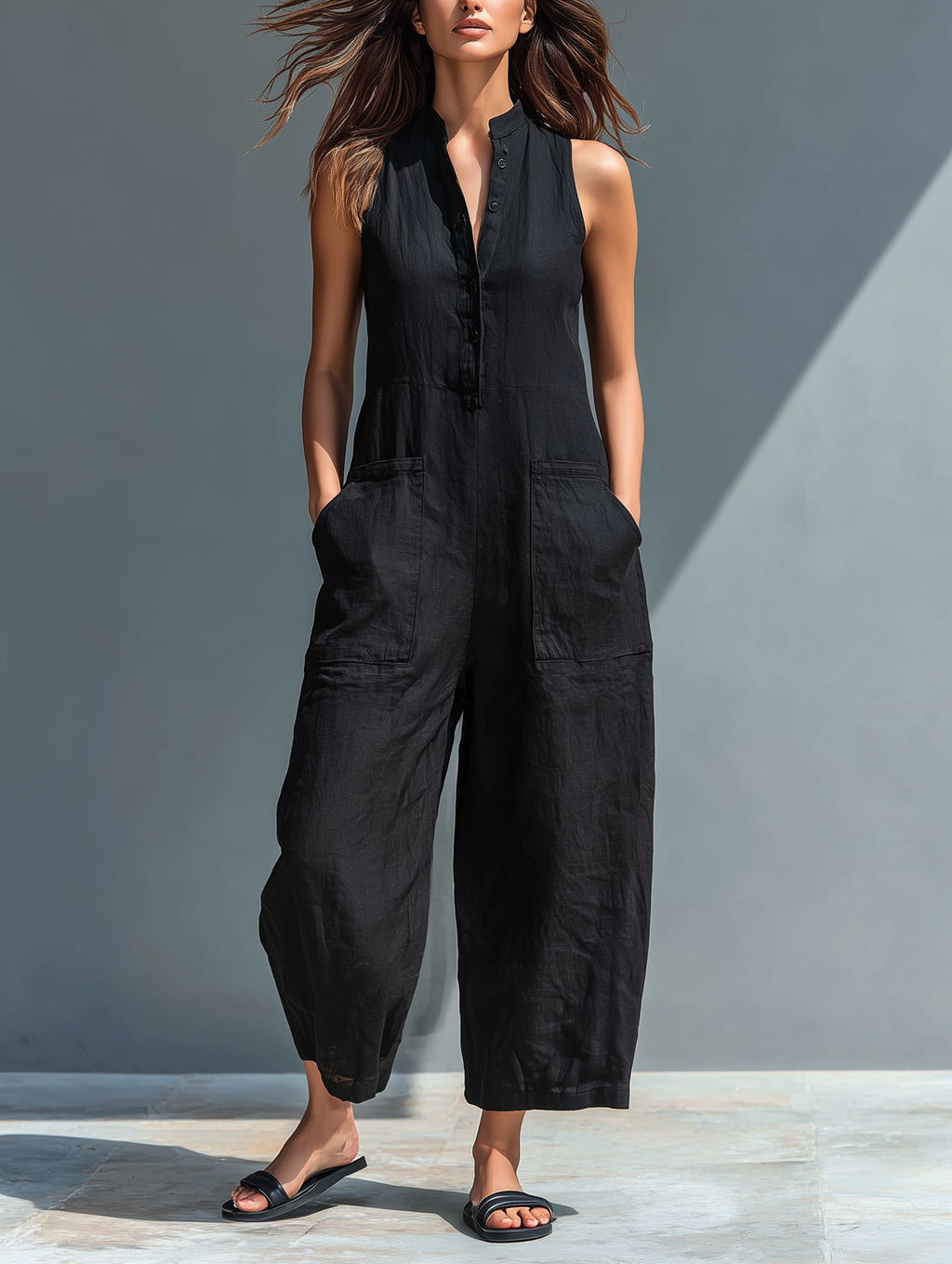 Vittoria | Mono minimalista de lino