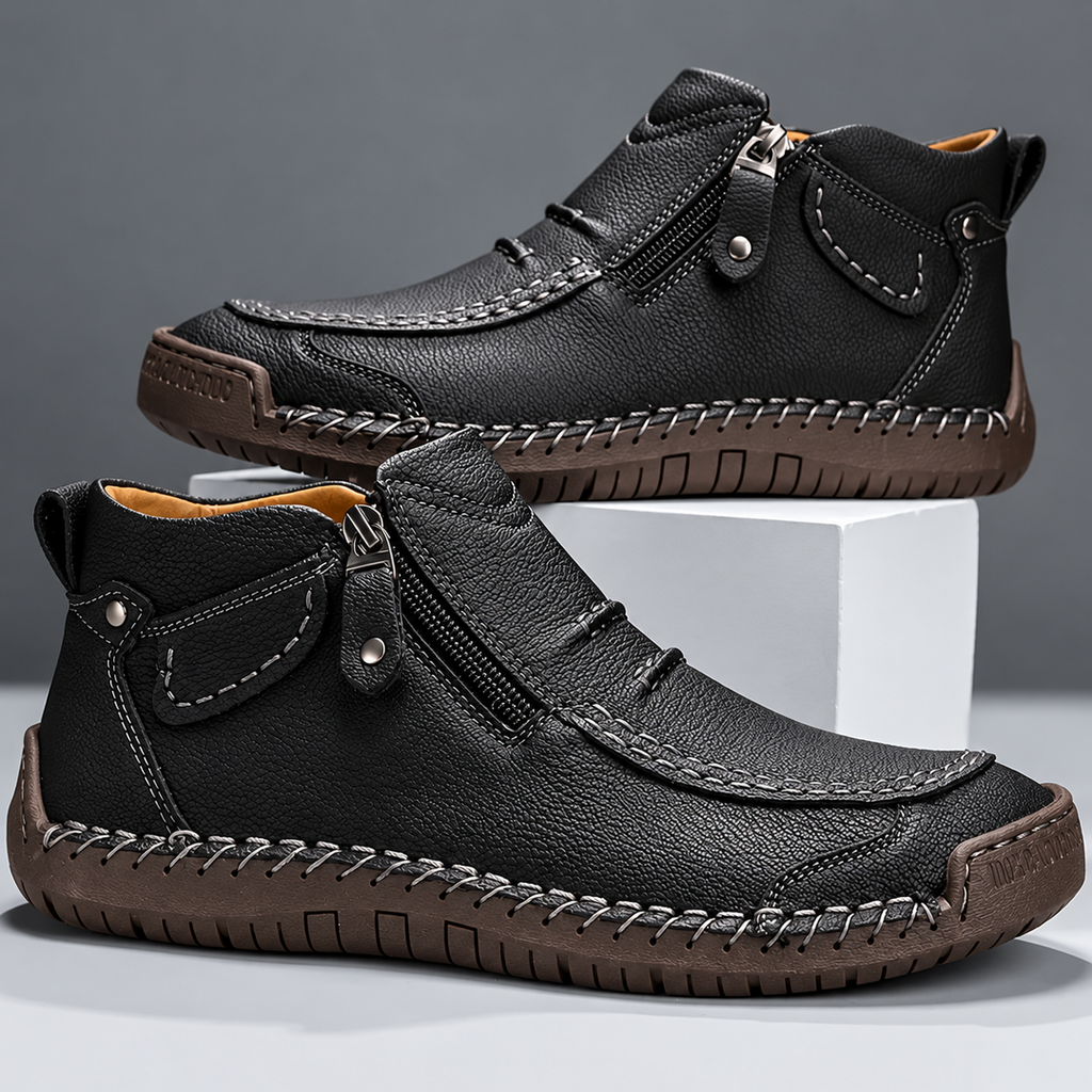 Aedrian - Zapatos de alta calidad con cremallera lateral