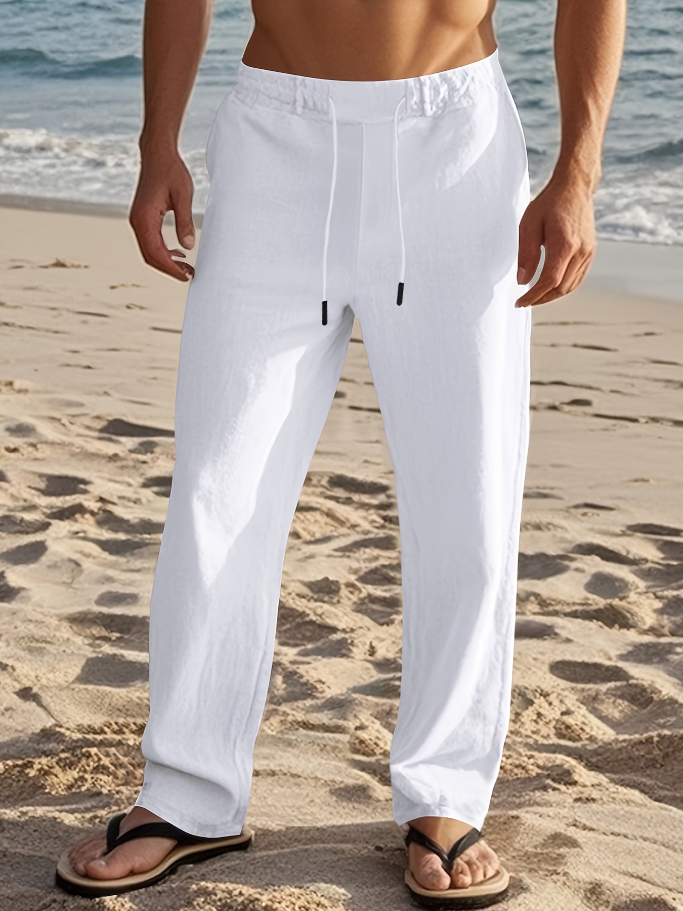 LAURENT MONACO | PANTALÓN DE LINO PARA HOMBRES