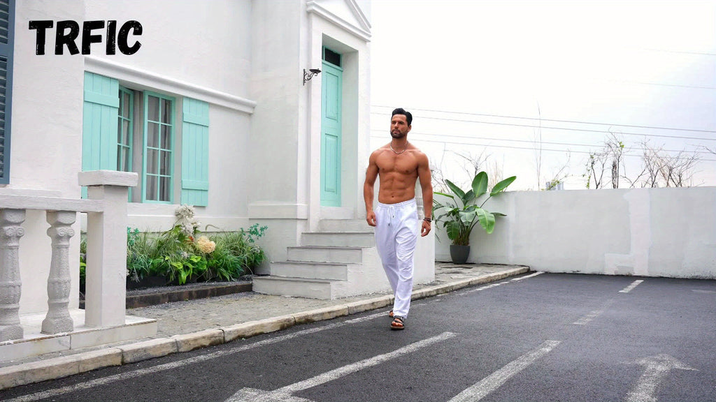 LAURENT MONACO | PANTALÓN DE LINO PARA HOMBRES