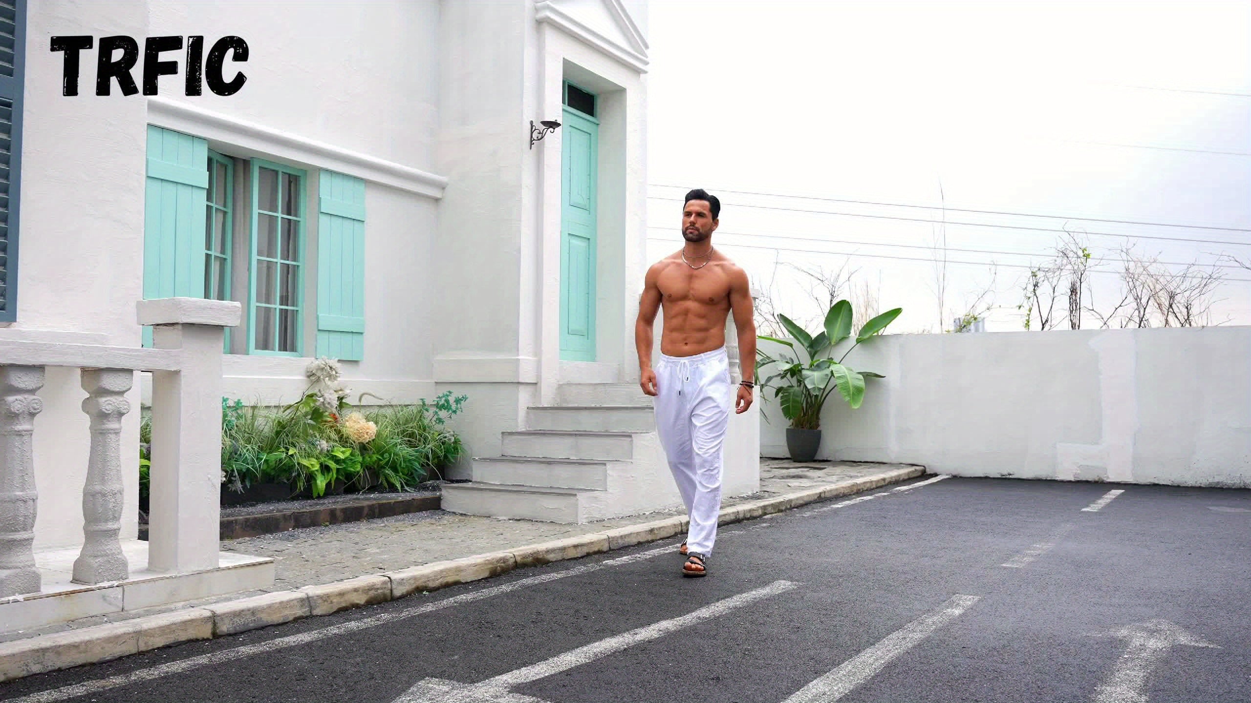 LAURENT MONACO | PANTALÓN DE LINO PARA HOMBRES