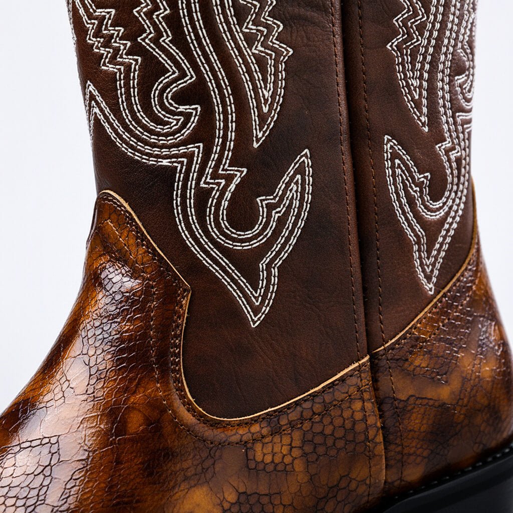 Belleville | Botas vintage granuladas