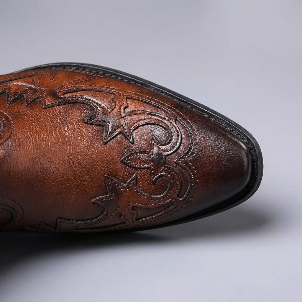 Odéon | Botines western con sobrepespuntes