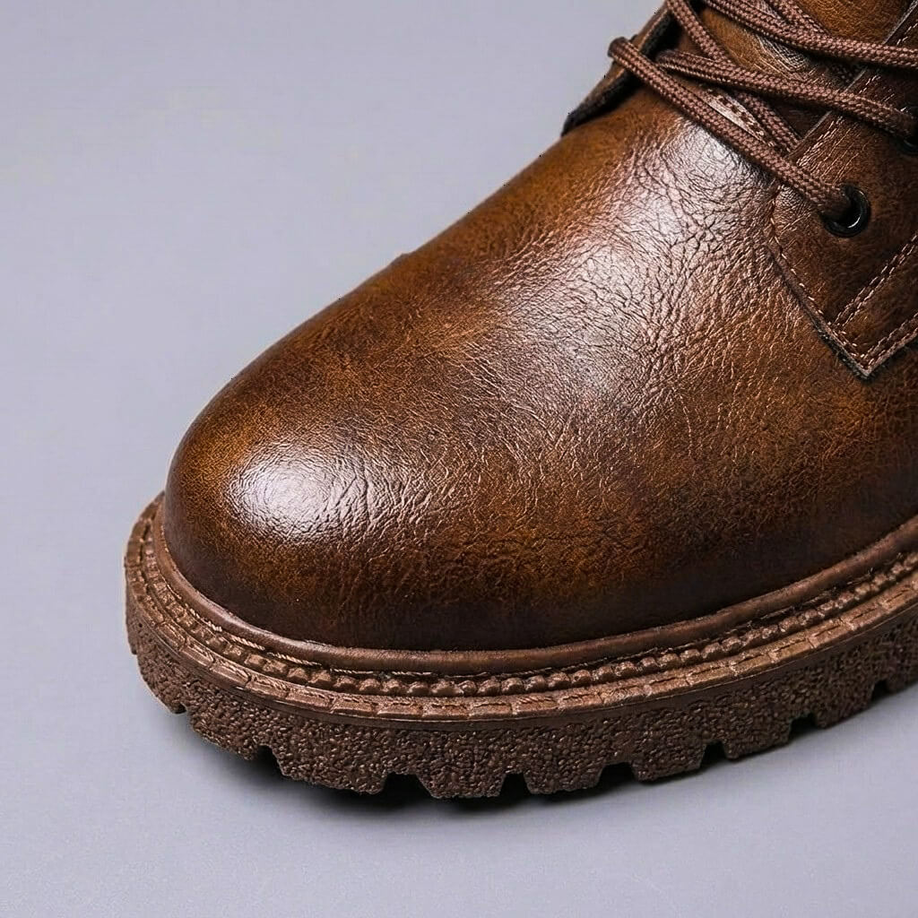 Ménilmontant | Botas con cordones y hebillas