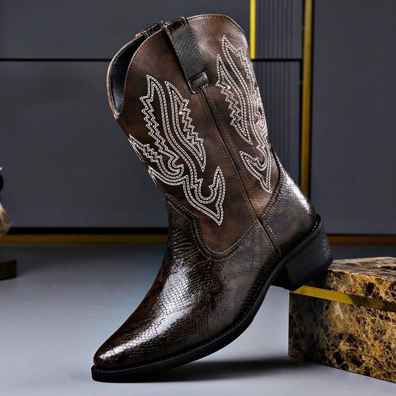 Belleville | Botas vintage granuladas