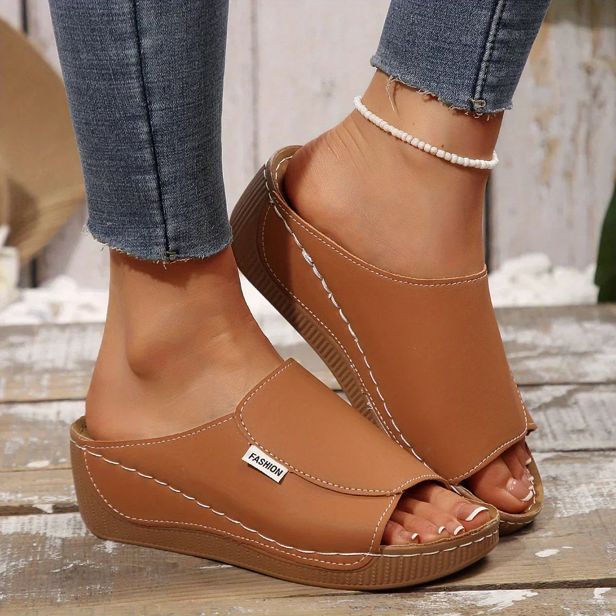 Ella™ - Sandalias Casual de Plataforma con Tacón Medio