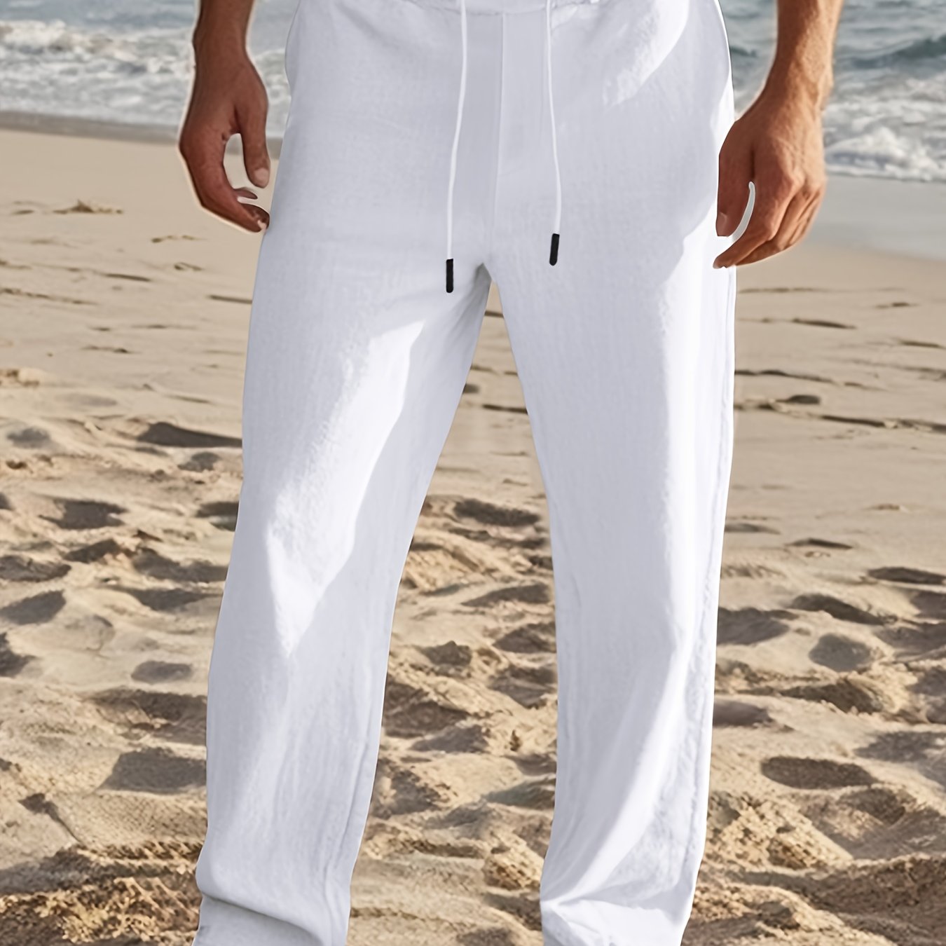 LAURENT MONACO | PANTALÓN DE LINO PARA HOMBRES