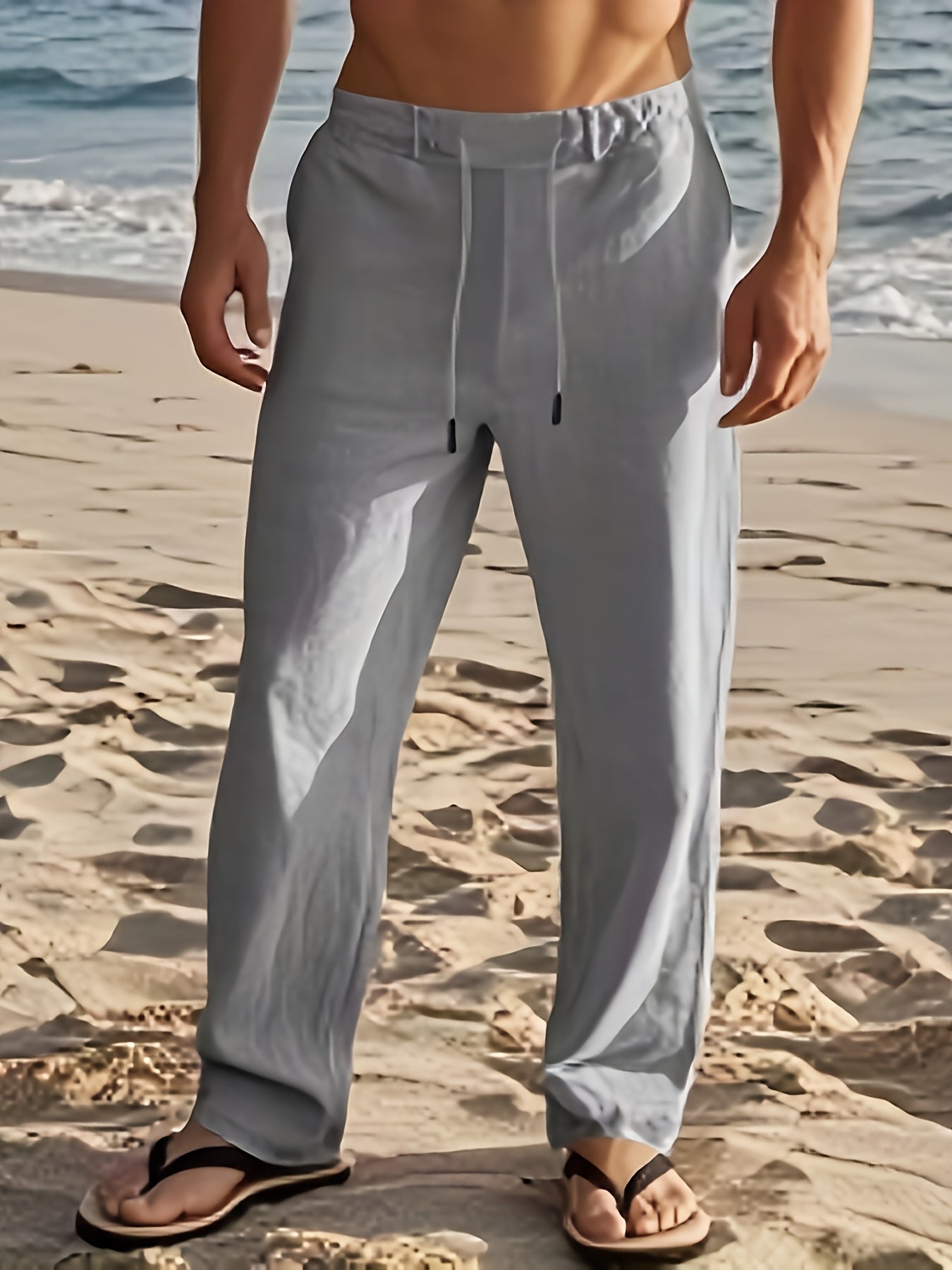 LAURENT MONACO | PANTALÓN DE LINO PARA HOMBRES