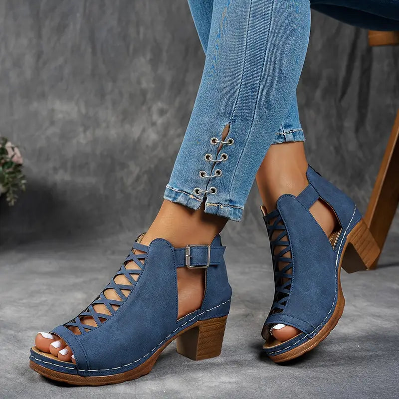 Aubrey™ - Sandalias de cuña elegantes