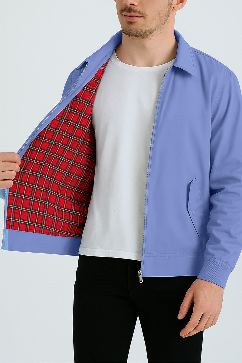 Harryson | Chaqueta Harrington con Forro de Tartán