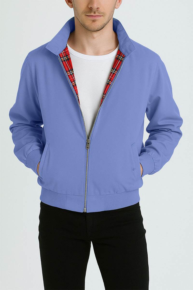 Harryson | Chaqueta Harrington con Forro de Tartán