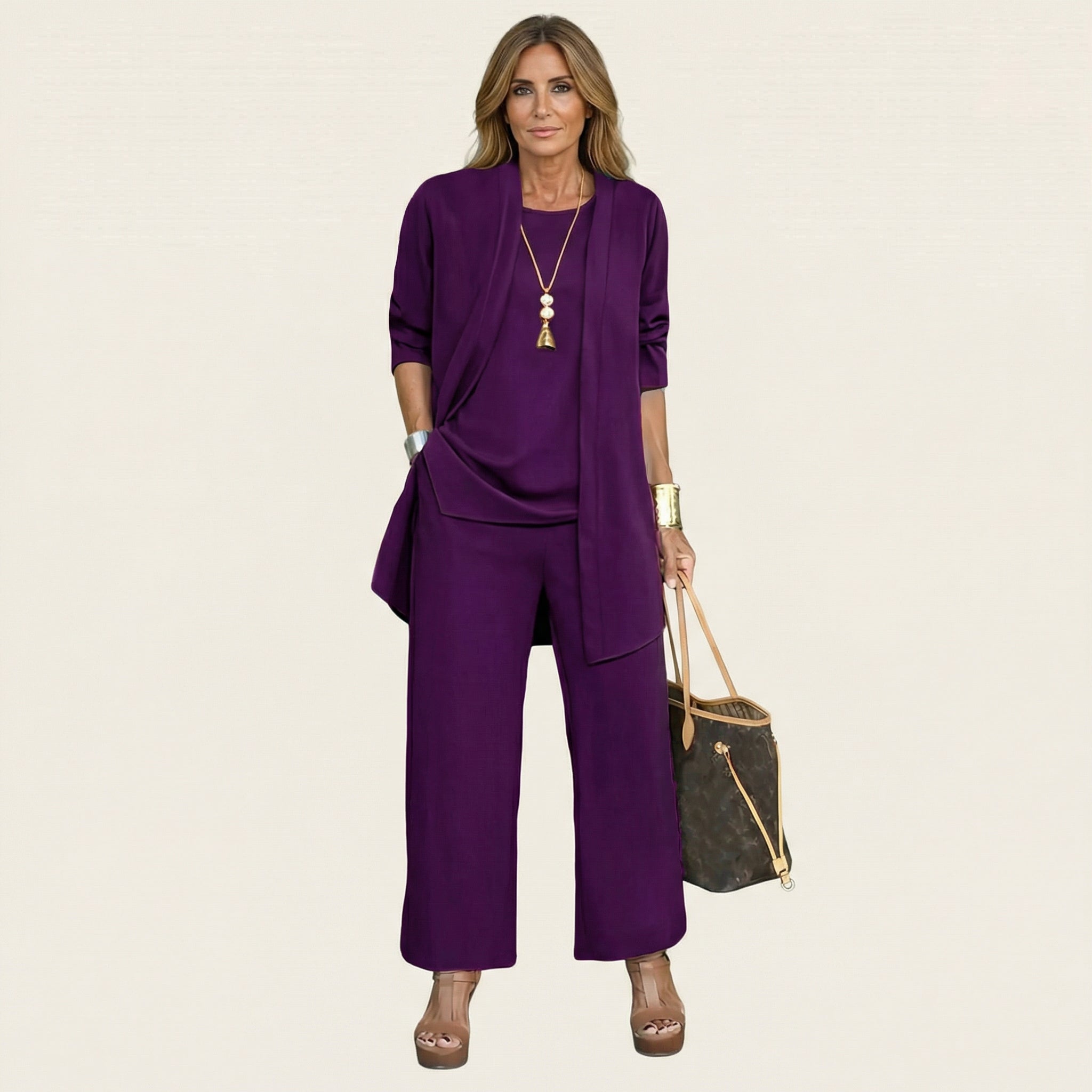 Vivienne | Conjunto minimalista de tres piezas