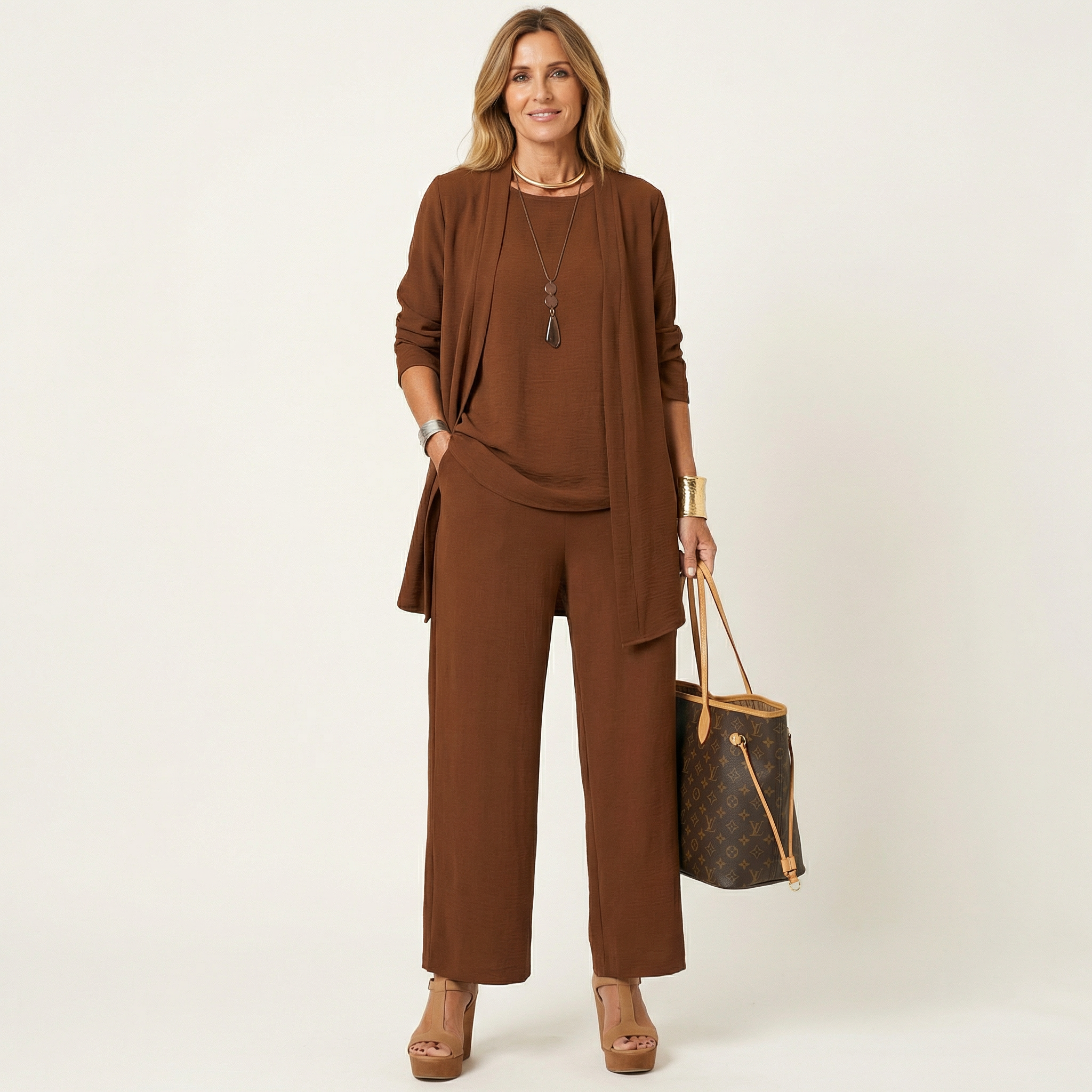 Vivienne | Conjunto minimalista de tres piezas