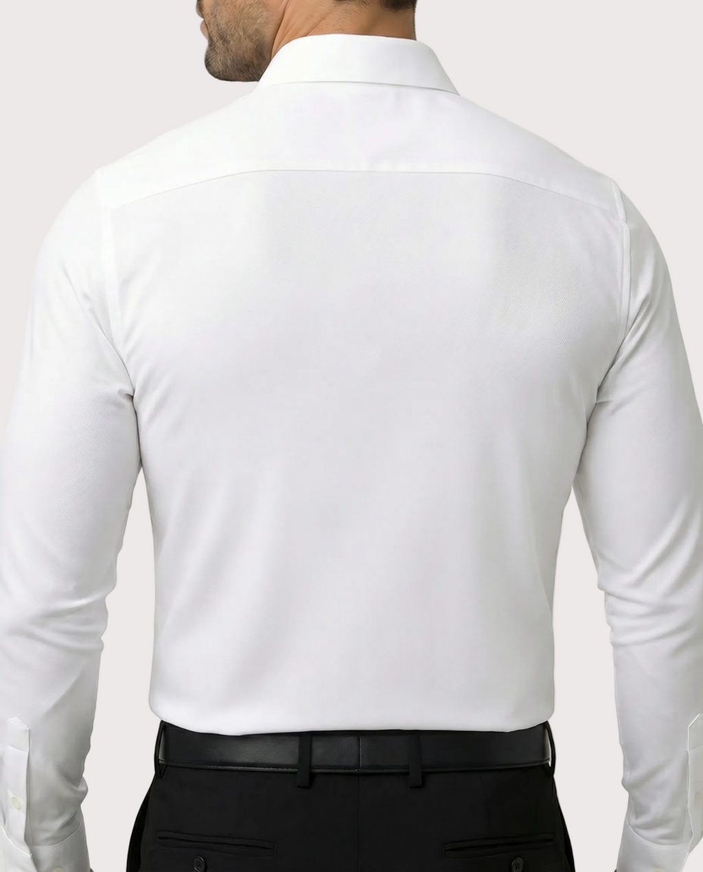 Camisa azul elastizada