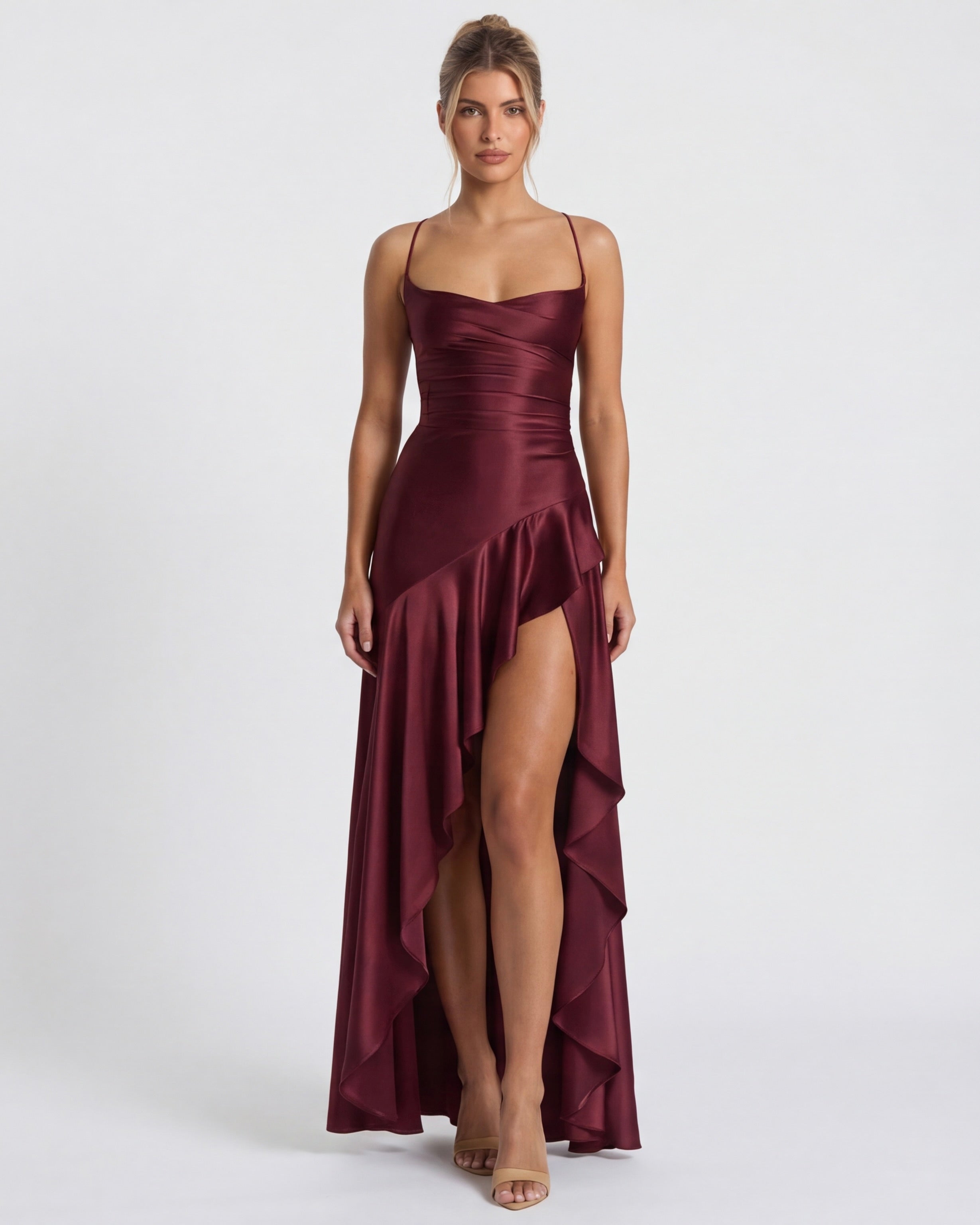 Aria | Vestido Largo Drapeado