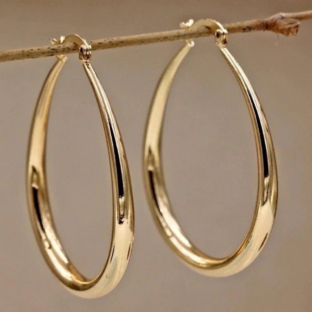 Nieves - Pendientes Dorados Vintage Exclusivos
