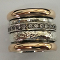 Yolanda - Anillo Vintage Martillado
