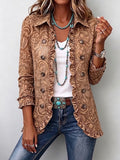Bruna | Chaqueta Floral Vintage con Volantes