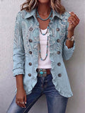 Estrella™ | Chaqueta con volantes y estampado paisley vintage