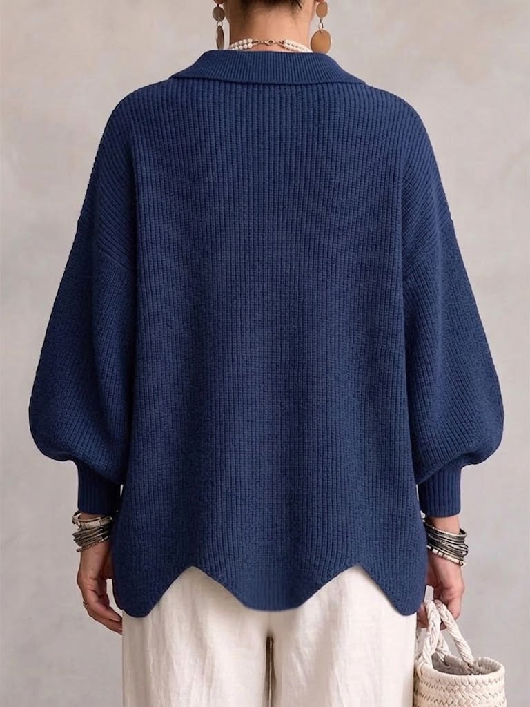 Victoire | Cárdigan oversize con grandes botones dorados