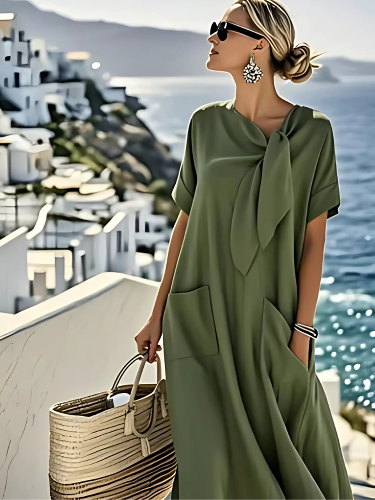 Vestido Elegante Ella™ con Bolsillos