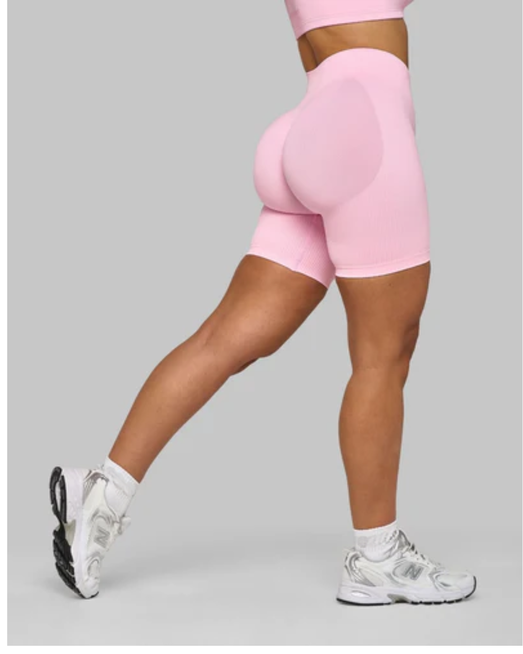Leggings corto de contorno acanalado Elevate