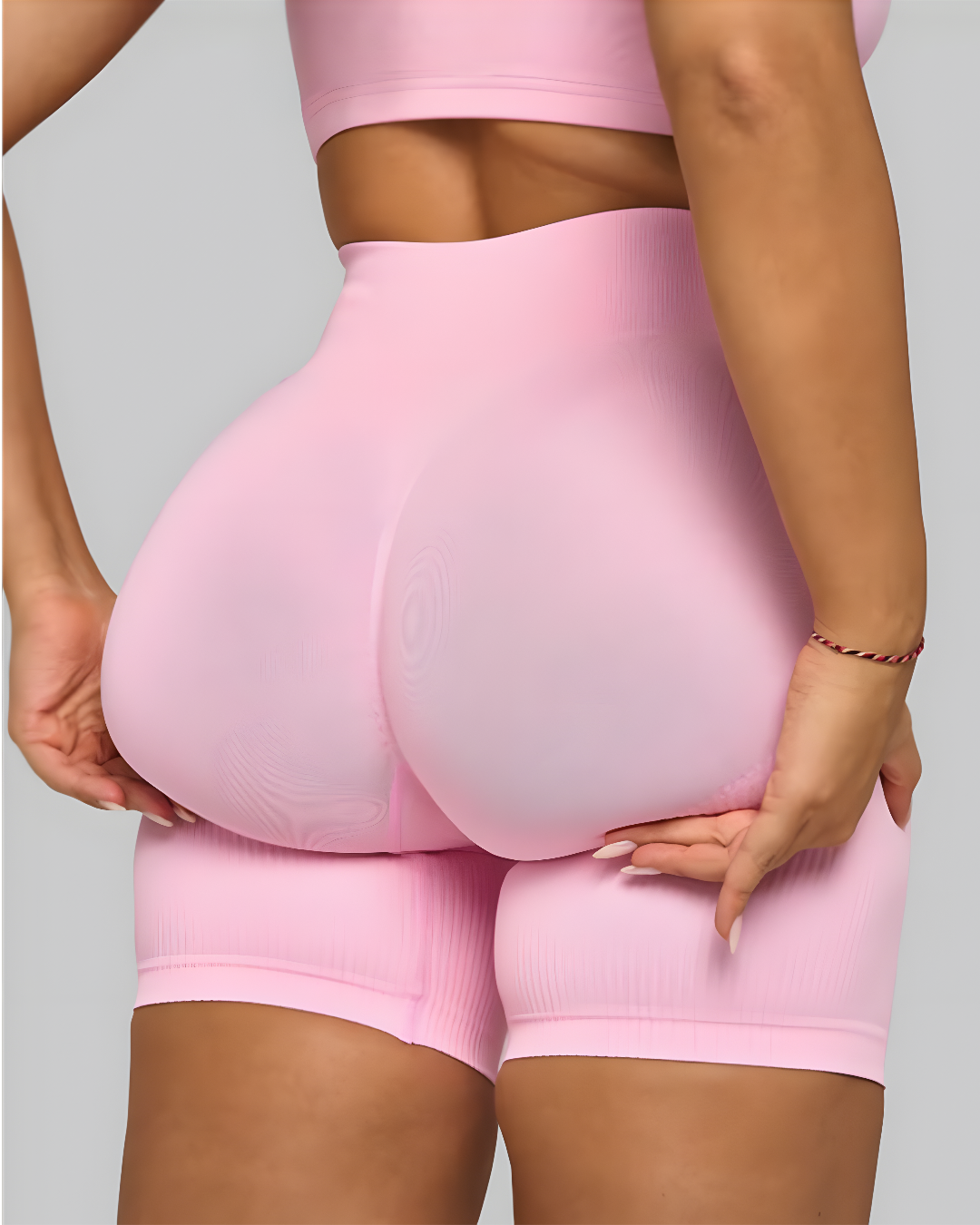 Leggings corto de contorno acanalado Elevate