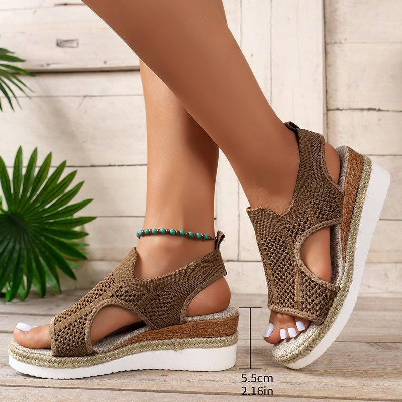 Riley™ - Sandalias de playa ortopédicas cómodas con cuña