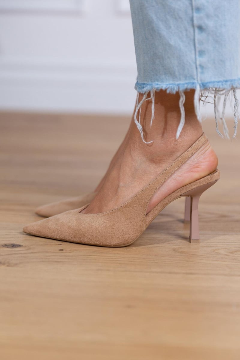 Marlena™ | Tacones bajos nude – Elegancia simple y comodidad diaria