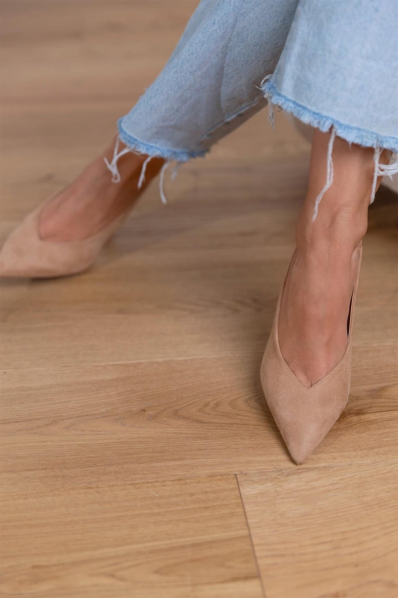 Marlena™ | Tacones bajos nude – Elegancia simple y comodidad diaria