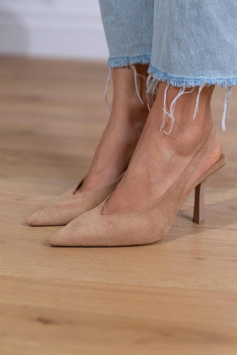 Marlena™ | Tacones bajos nude – Elegancia simple y comodidad diaria