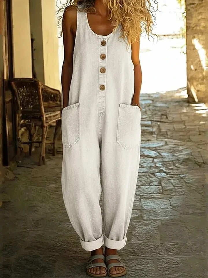 Meadow - Overoles de mezclilla lavado vintage