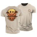 Camiseta de verano con cara sonriente del mar