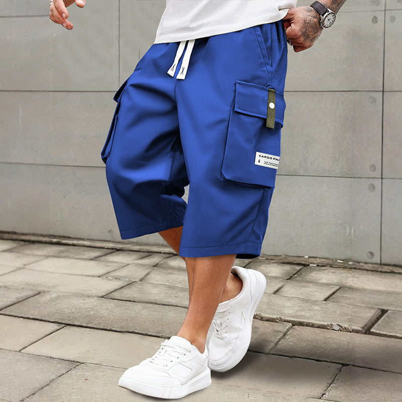 ⏳¡Último día de oferta! 50% de descuento 📢 Pantalones cargo Capri casual con cordón para hombre