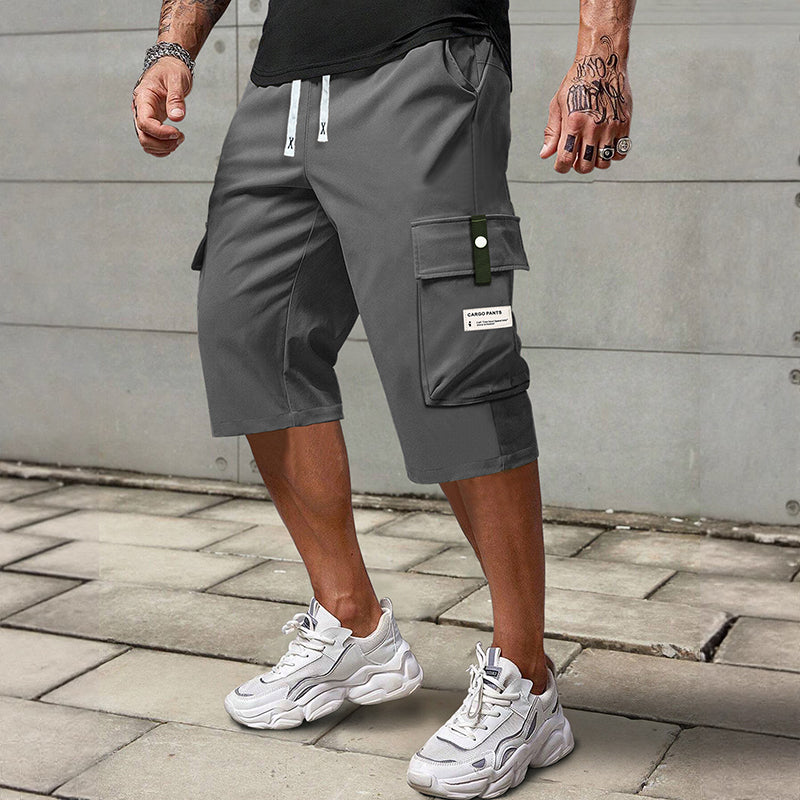 ⏳¡Último día de oferta! 50% de descuento 📢 Pantalones cargo Capri casual con cordón para hombre