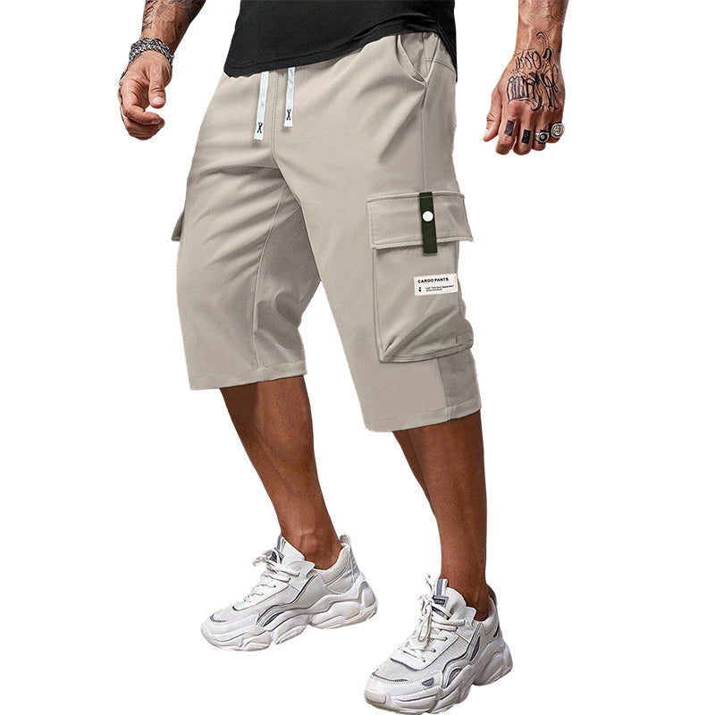 ⏳¡Último día de oferta! 50% de descuento 📢 Pantalones cargo Capri casual con cordón para hombre