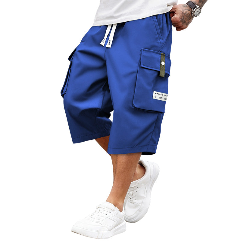 ⏳¡Último día de oferta! 50% de descuento 📢 Pantalones cargo Capri casual con cordón para hombre