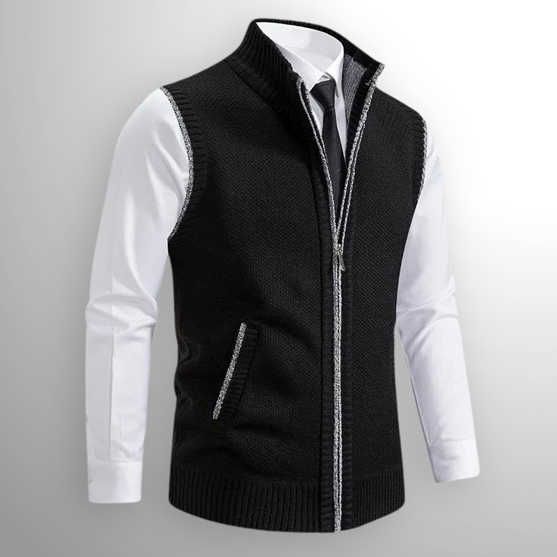 Obertan - Elegante chaleco con cremallera integral