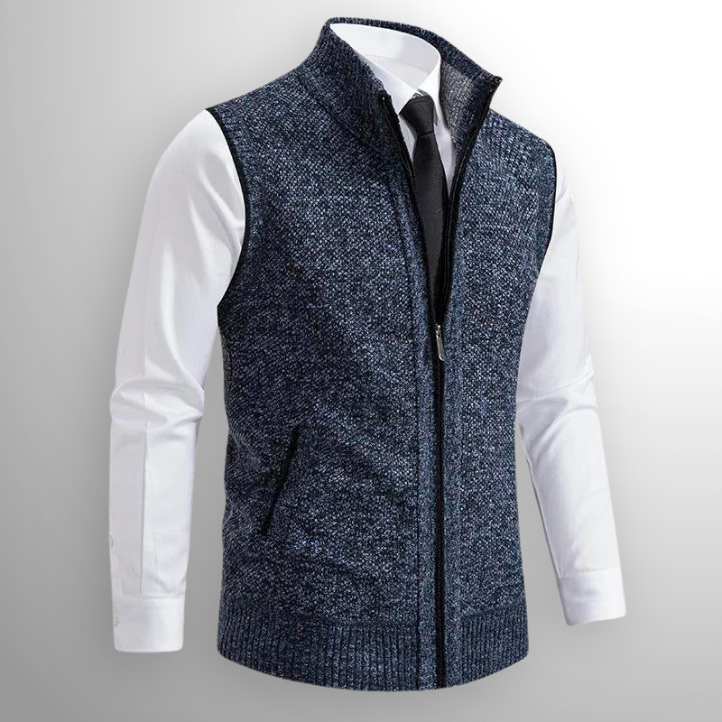 Obertan - Elegante chaleco con cremallera integral