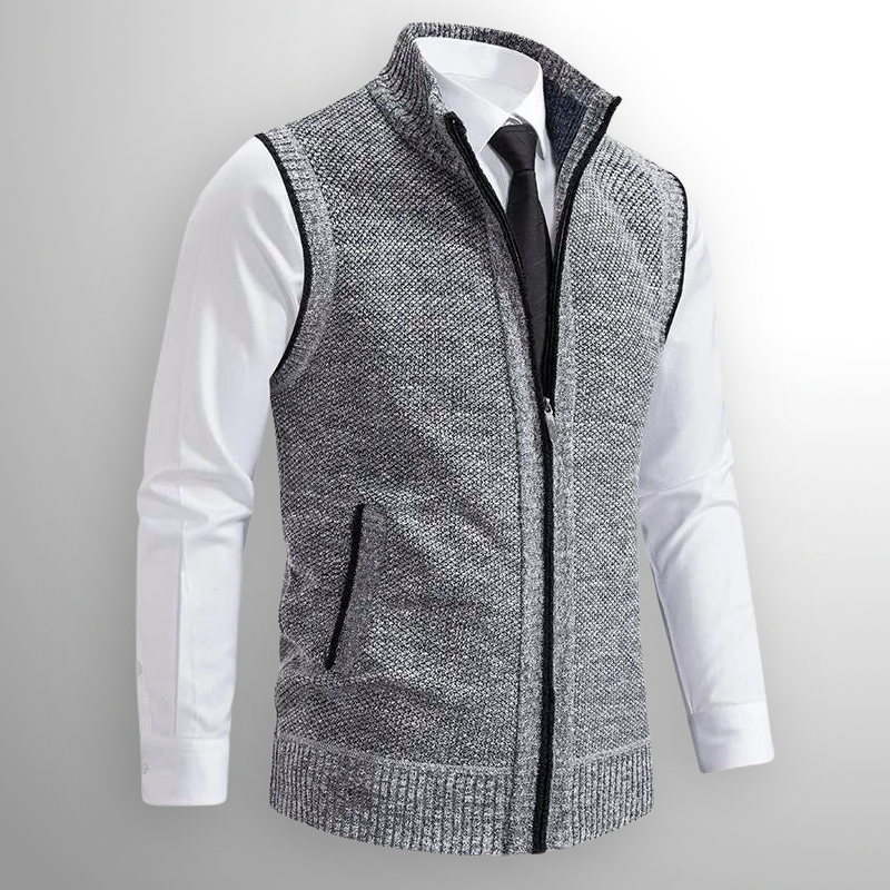 Obertan - Elegante chaleco con cremallera integral