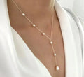 Remedios - Collar Vintage Elegante con Colgante y Perlas